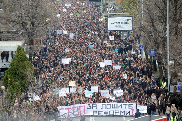 Dugo čekani otpor makedonskih studenata