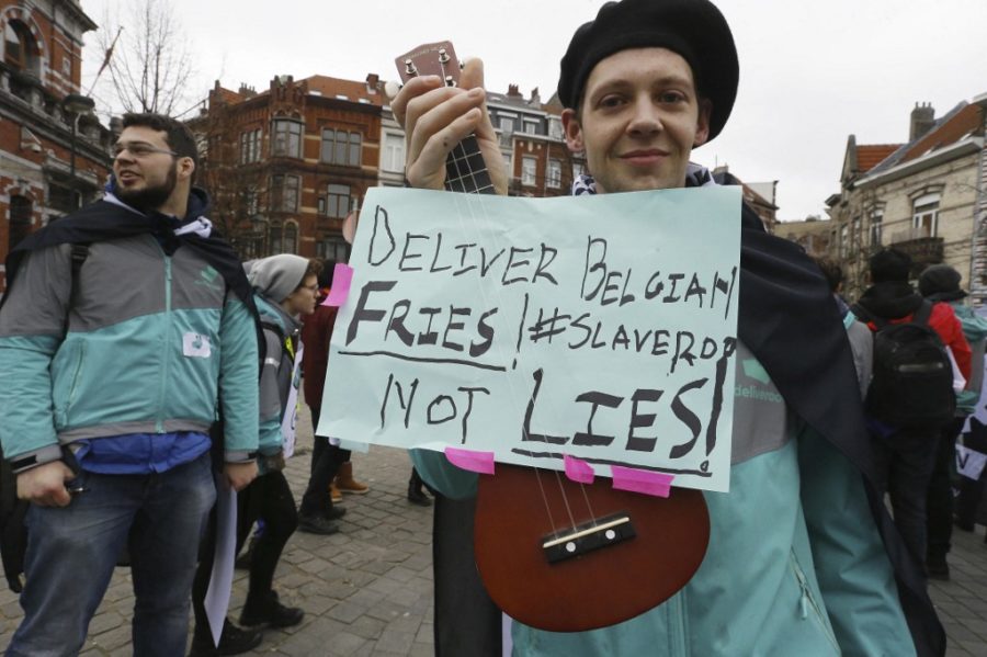 Poraz za dostavljače Deliverooa u Belgiji